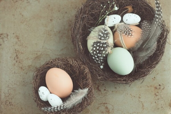 Cestino per le uova di Pasqua: lavoretto per bambini