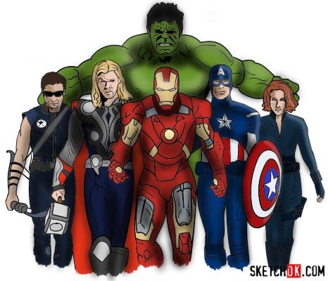 Sagoma Avengers