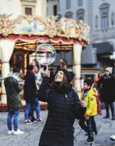 la magia delle bolle di sapone